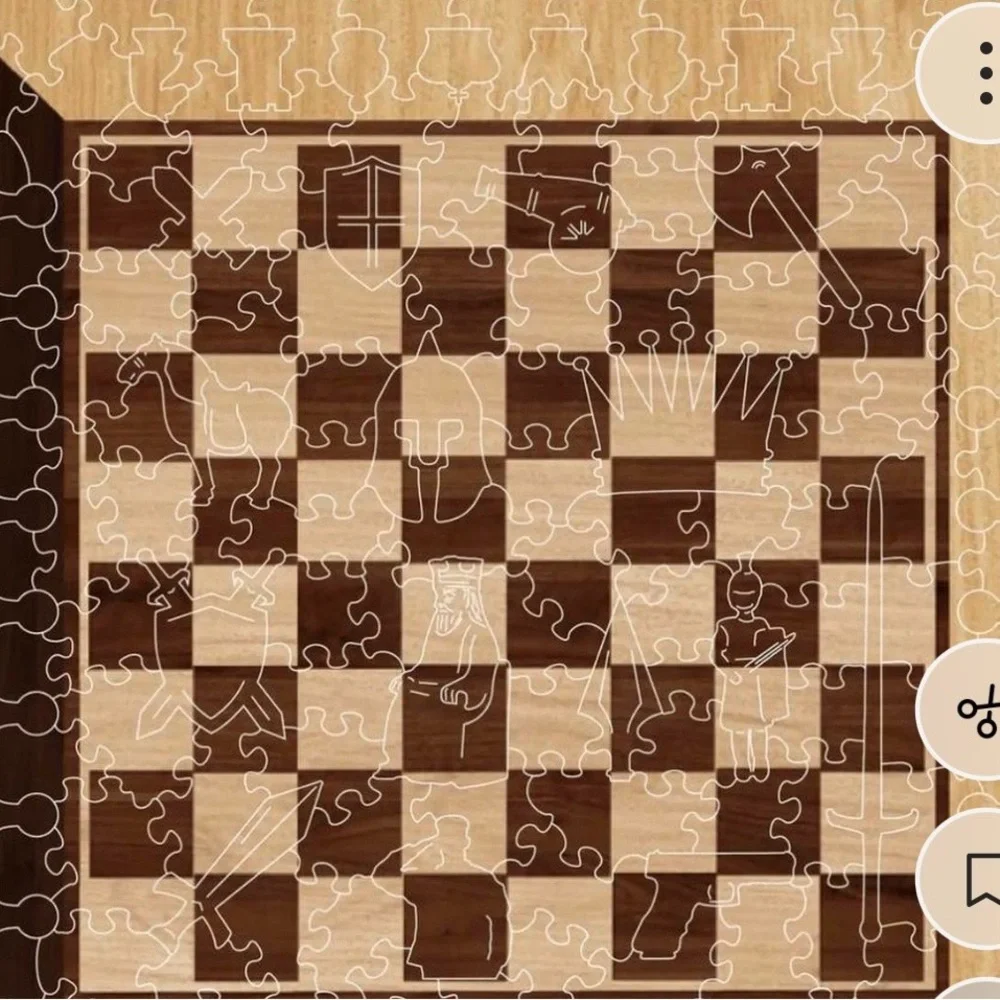 Premium Wooden Puzzle Game By Crafthub New - Picture 2 of 5